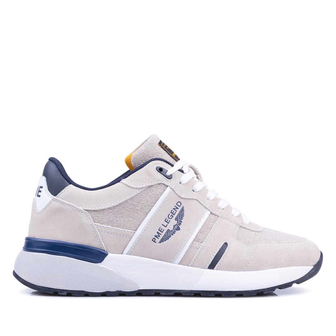 Heren veterschoenen-Beige suède/nubuck