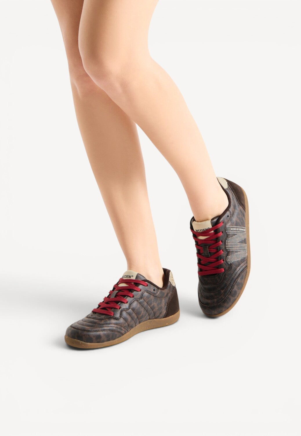 DAMES SPORTIEVE VETERSCHO-Bruin combi kleur
