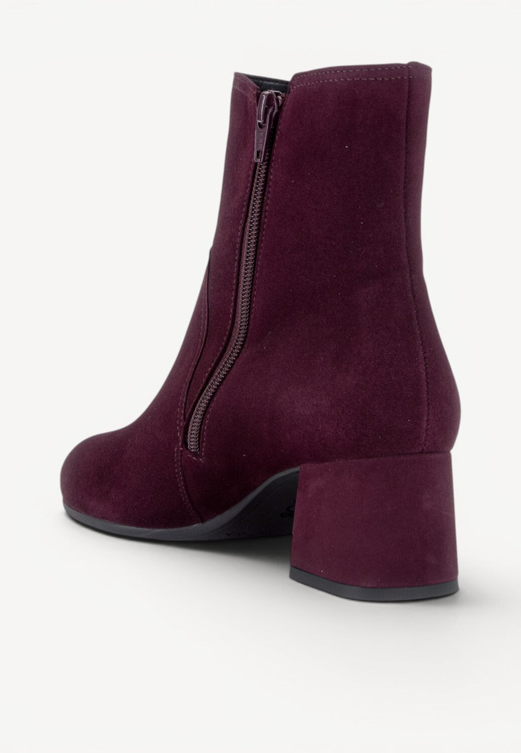 DAMES BOOTS+KORT LAARS-Rood suède/nubuck