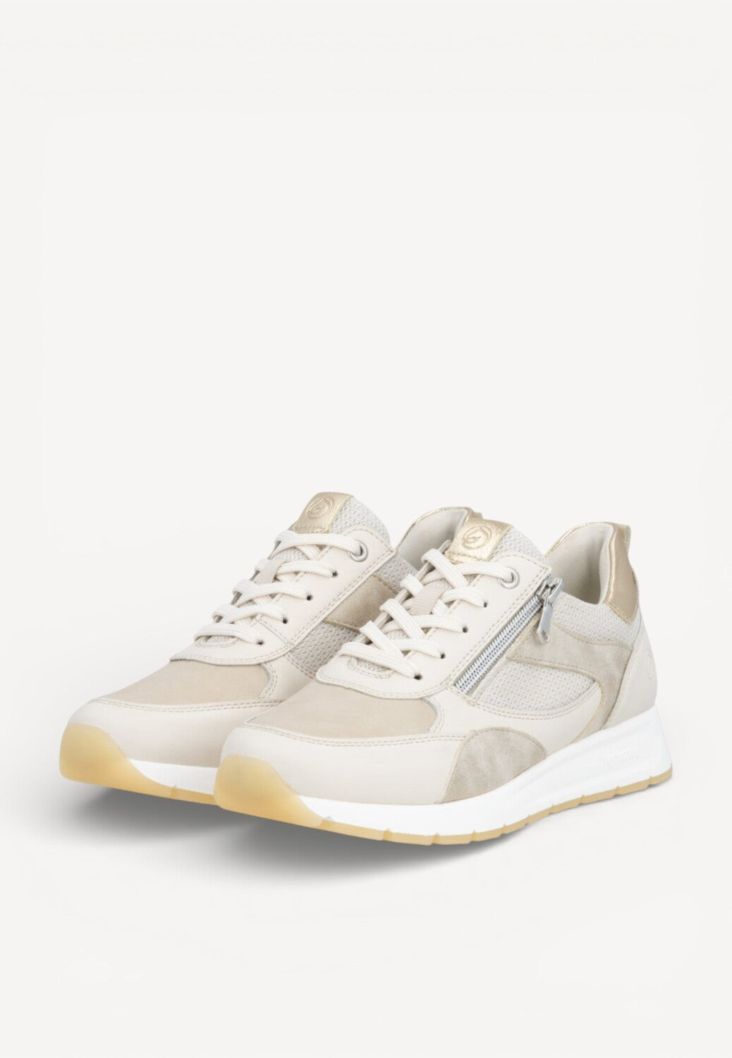 DAMES SPORTIEVE VETERSCHO-Beige leer