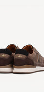 Heren veterschoenen-Beige suède/nubuck