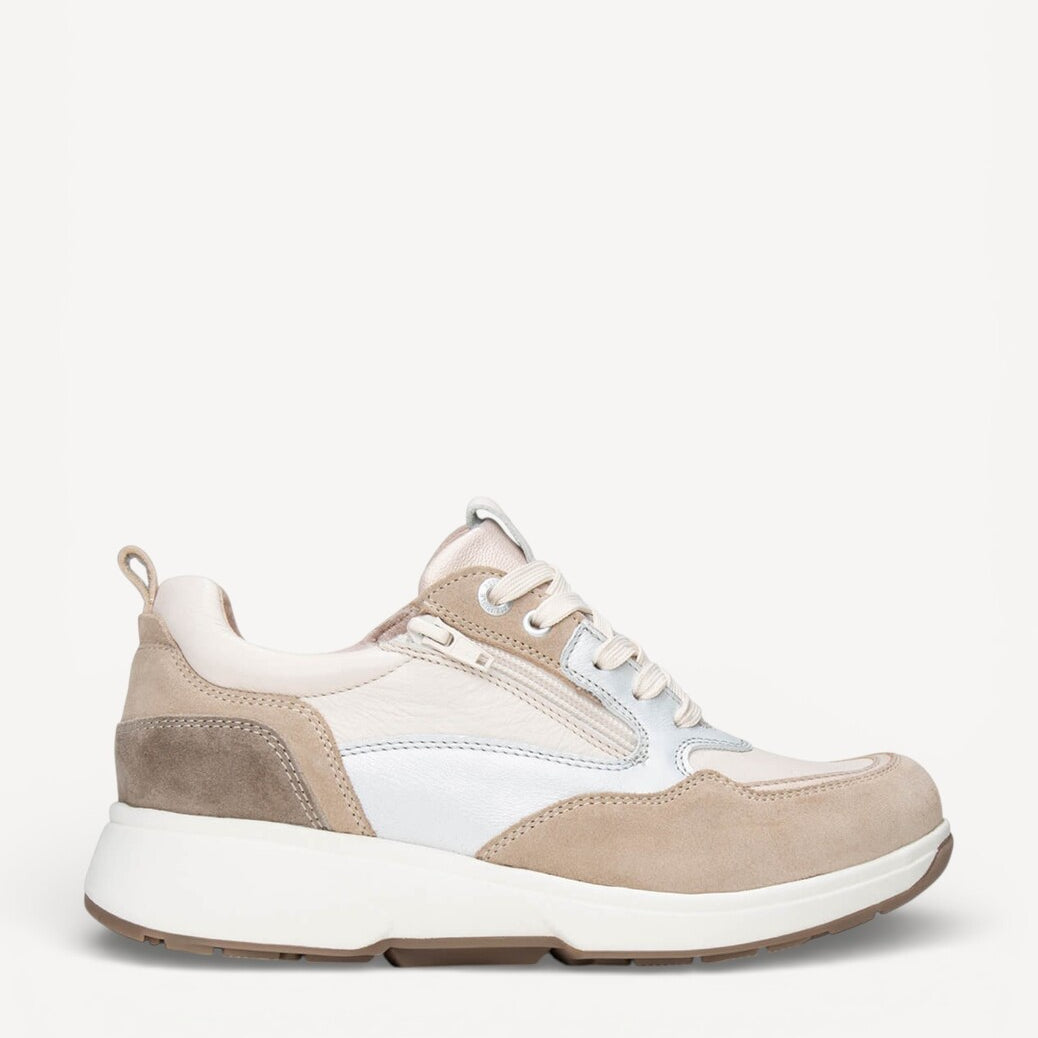 DAMES SPORTIEVE VETERSCHO-Beige combi kleur