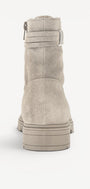 DAMES BOOTS+KORT LAARS-Beige suède/nubuck