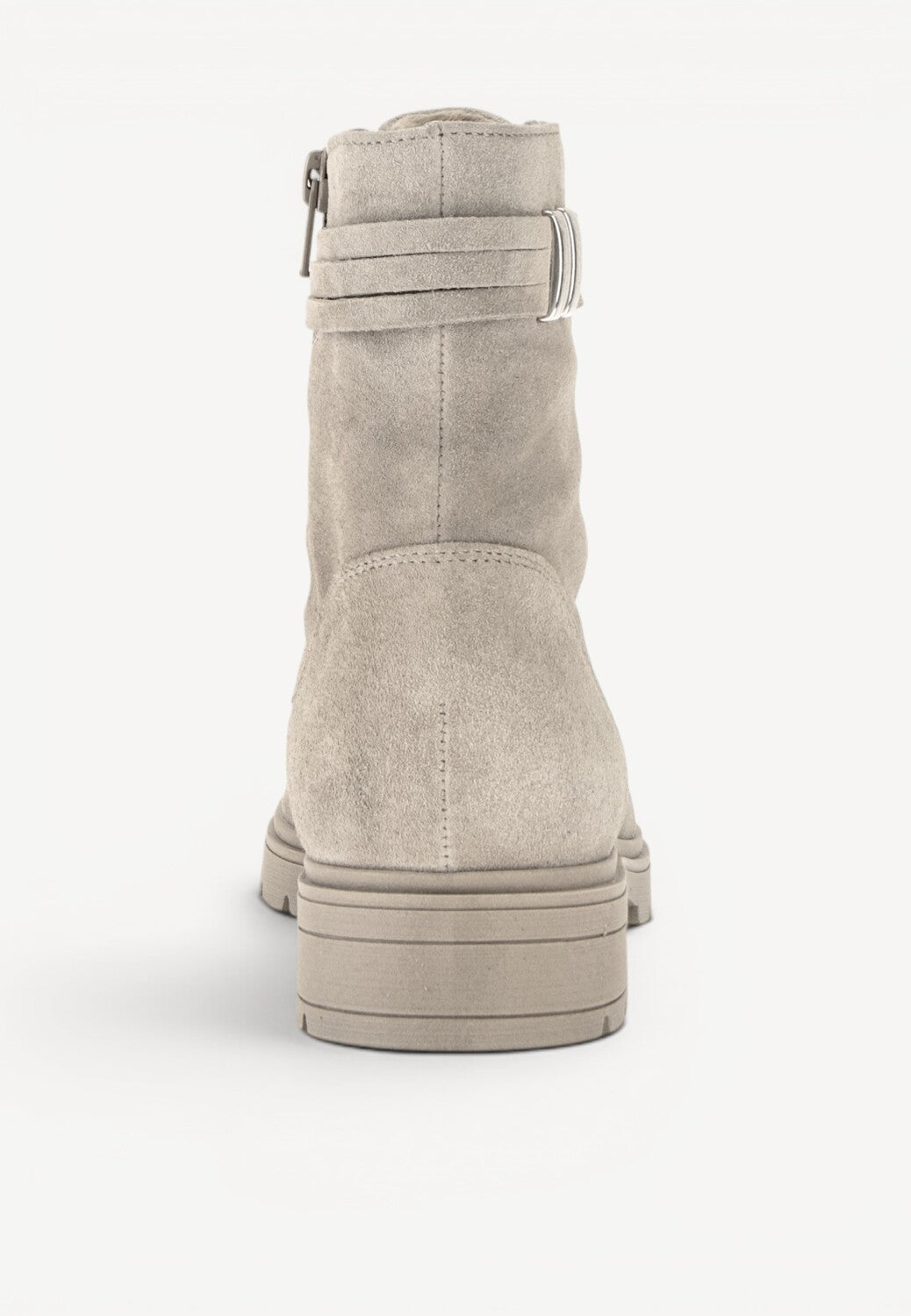 DAMES BOOTS+KORT LAARS-Beige suède/nubuck