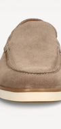 Heren instapper-Beige suède/nubuck