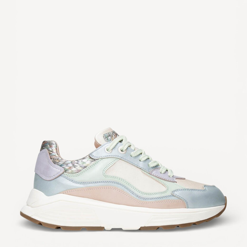 DAMES SPORTIEVE VETERSCHO-Blauw combi kleur