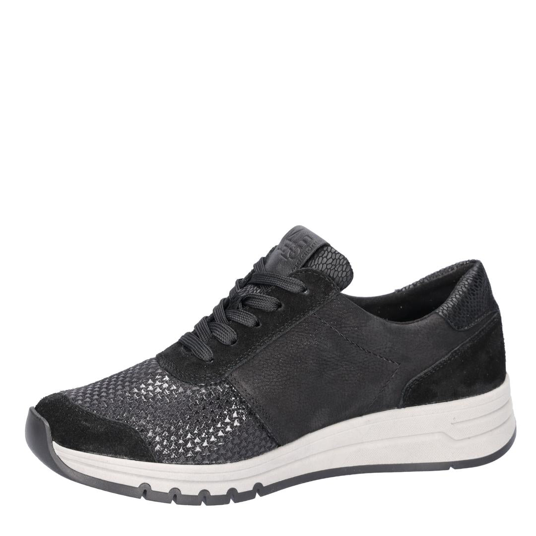 DAMES SPORTIEVE VETERSCHO-Zwart suède