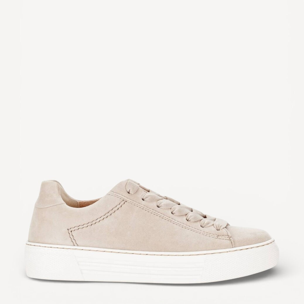 DAMES SPORTIEVE VETERSCHO-Beige suède/nubuck