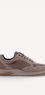 Heren veterschoenen-Beige suède/nubuck