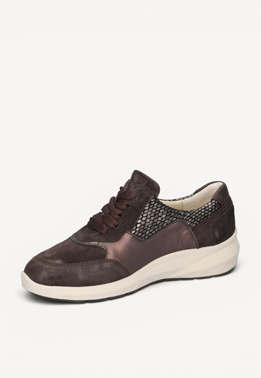 DAMES SPORTIEVE VETERSCHO-Bruin combi kleur