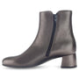 DAMES BOOTS+KORT LAARS-Brons leer