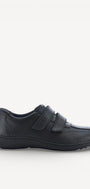 Heren veterschoenen-Zwart leer