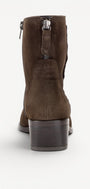 DAMES BOOTS+KORT LAARS-Bruin suède