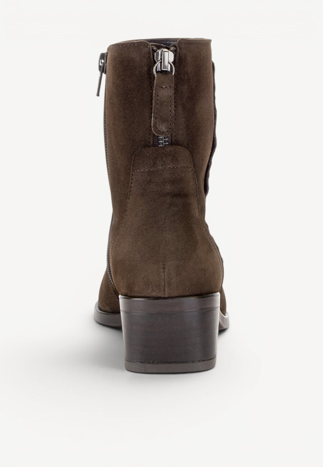 DAMES BOOTS+KORT LAARS-Bruin suède