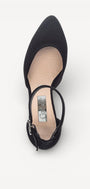 BALLERINAS + PUMPS-Zwart suède