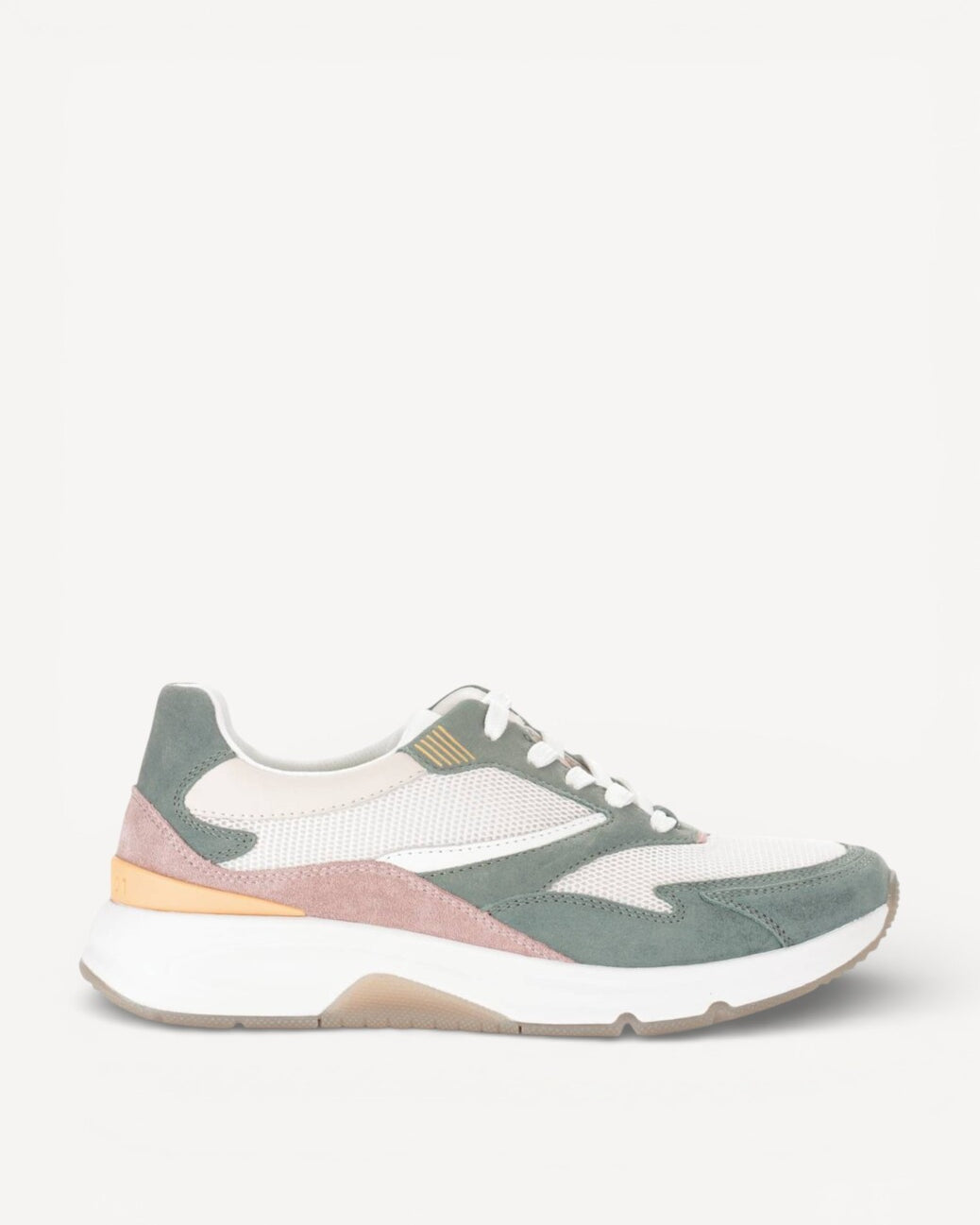 DAMES SPORTIEVE VETERSCHO-Groen suède/nubuck