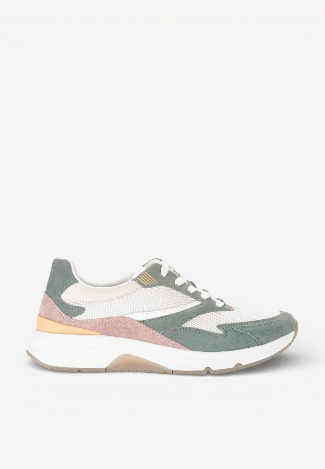 DAMES SPORTIEVE VETERSCHO-Groen suède/nubuck