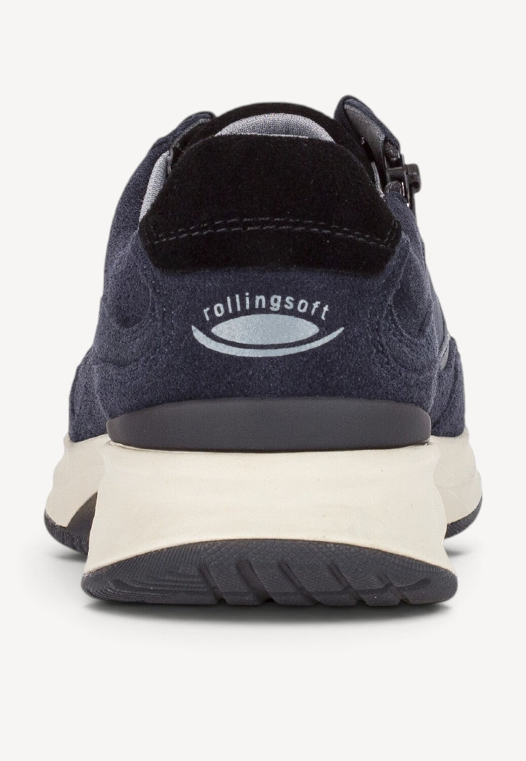 Heren veterschoenen-Blauw suède/nubuck