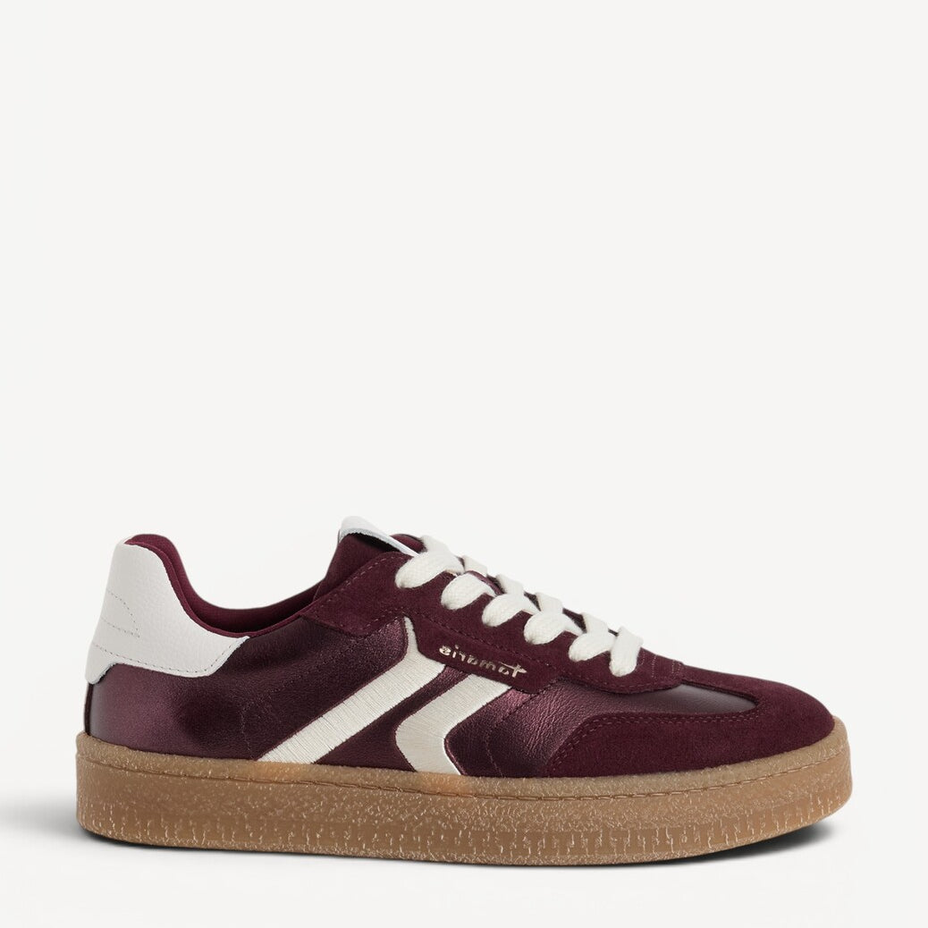 DAMES SPORTIEVE VETERSCHO-Rood suède/nubuck