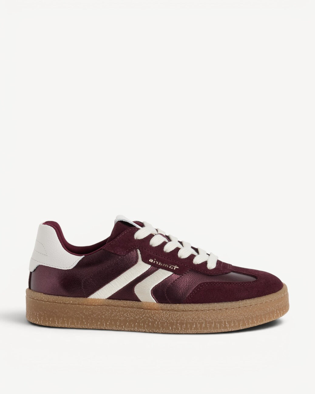 DAMES SPORTIEVE VETERSCHO-Rood suède/nubuck