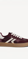 DAMES SPORTIEVE VETERSCHO-Rood suède/nubuck