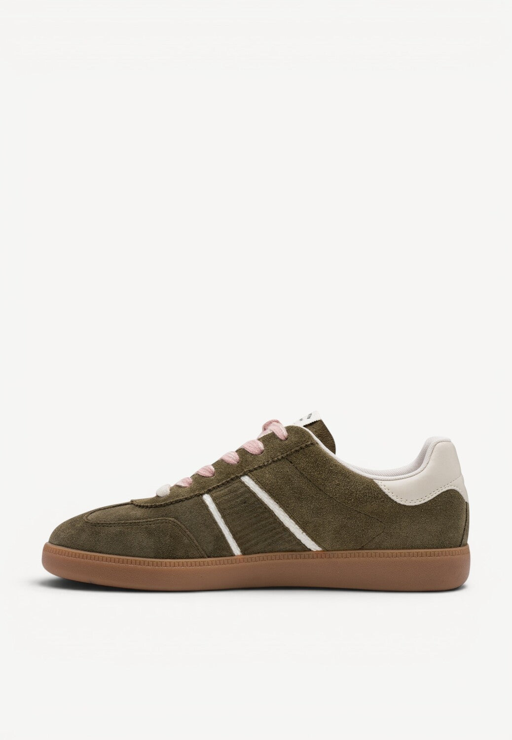 DAMES SPORTIEVE VETERSCHO-Groen suède/nubuck