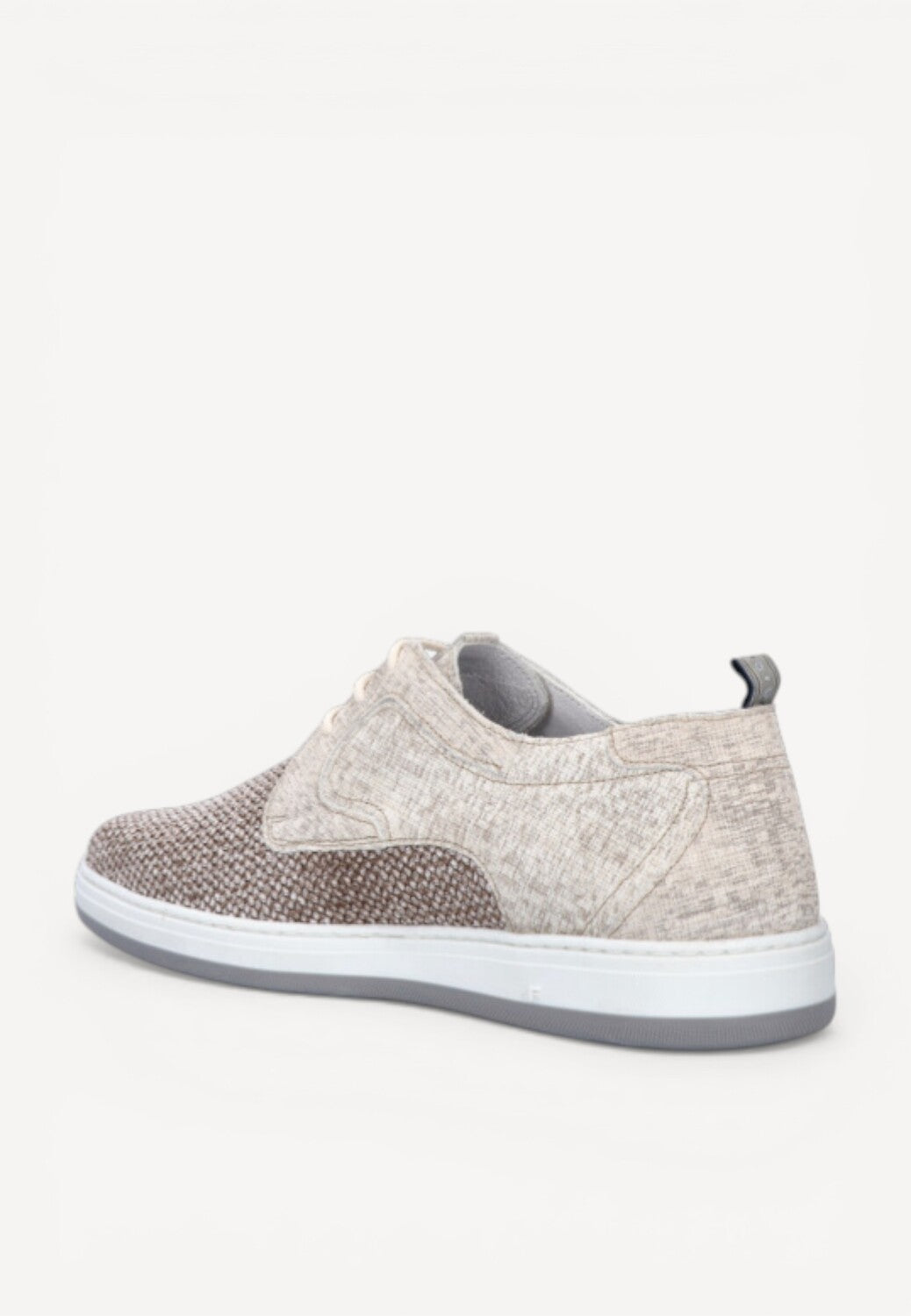Heren veterschoenen-Beige combi kleur