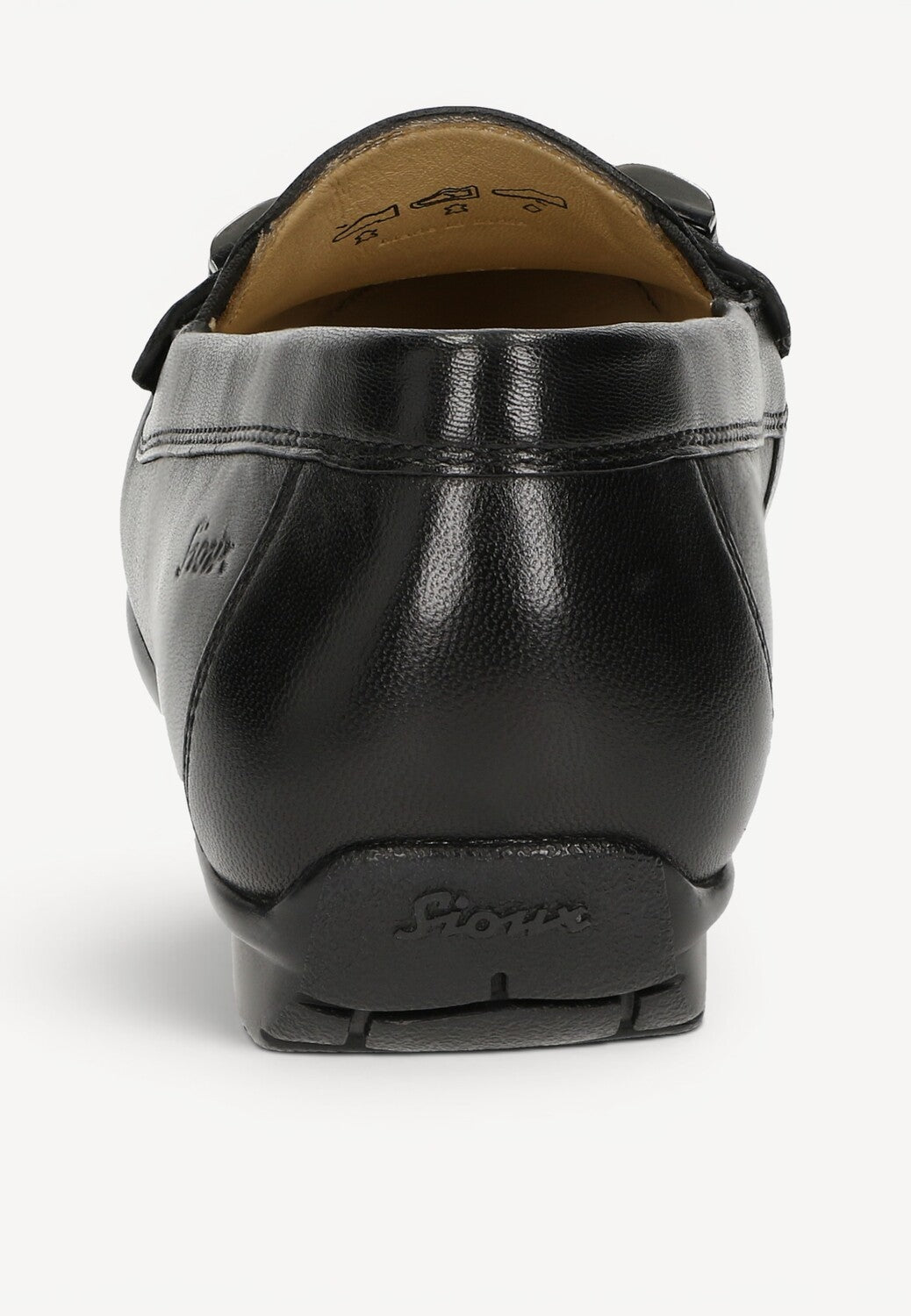 DAMES INSTAPSCHOENEN-Zwart leer