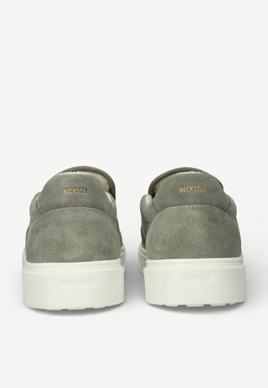 Heren instapper-Groen suède/nubuck