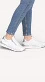 DAMES SPORTIEVE VETERSCHO-Wit leer