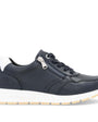 DAMES SPORTIEVE VETERSCHO-Blauw leer