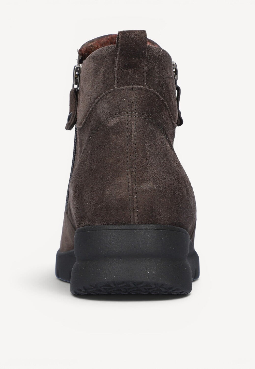 DAMES BOOTS+KORT LAARS-Bruin suède