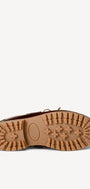 Heren veterschoenen-Bruin leer