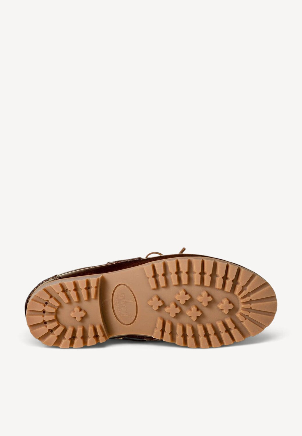 Heren veterschoenen-Bruin leer