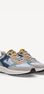 Heren veterschoenen-Grijs combi kleur