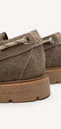 DAMES SPORTIEVE VETERSCHO-Groen suède/nubuck