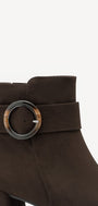 DAMES BOOTS+KORT LAARS-Bruin diversen