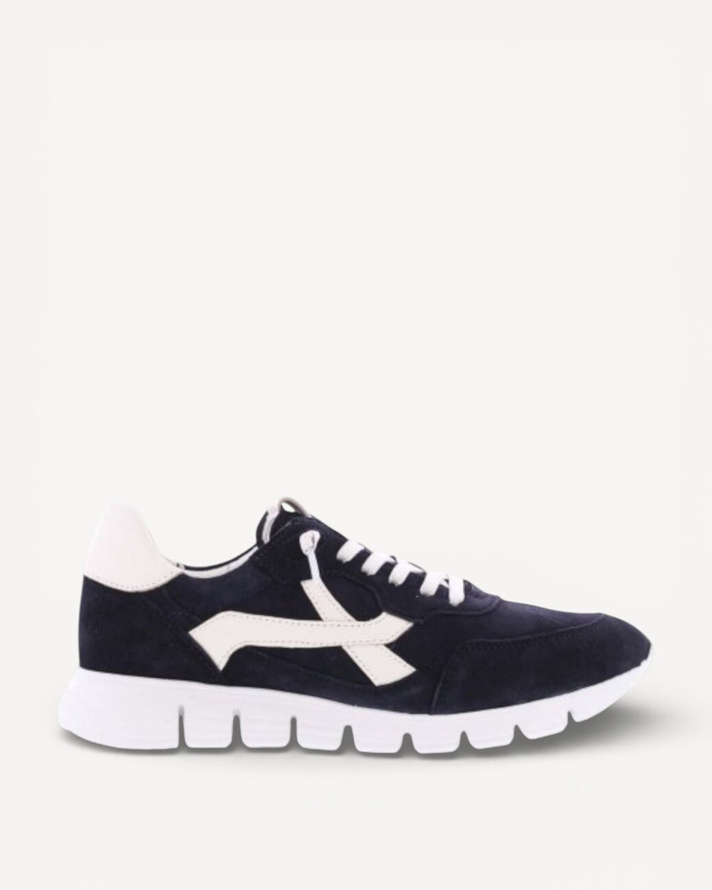 DAMES SPORTIEVE VETERSCHO-Blauw suède/nubuck