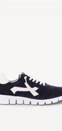 DAMES SPORTIEVE VETERSCHO-Blauw suède/nubuck