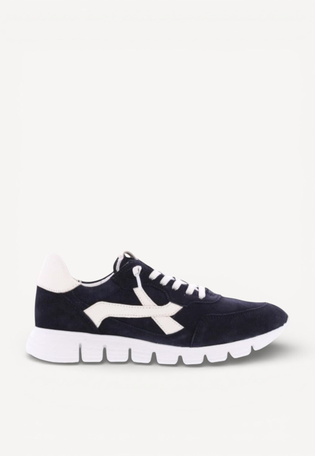 DAMES SPORTIEVE VETERSCHO-Blauw suède/nubuck