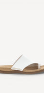 DAMES OPEN SCHOENEN-Wit leer