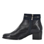 DAMES BOOTS+KORT LAARS-Blauw leer