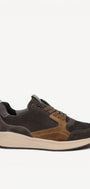Heren veterschoenen-Grijs combi kleur