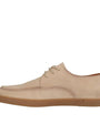 Heren veterschoenen-Beige suède/nubuck