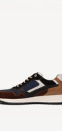 Heren veterschoenen-Bruin suède