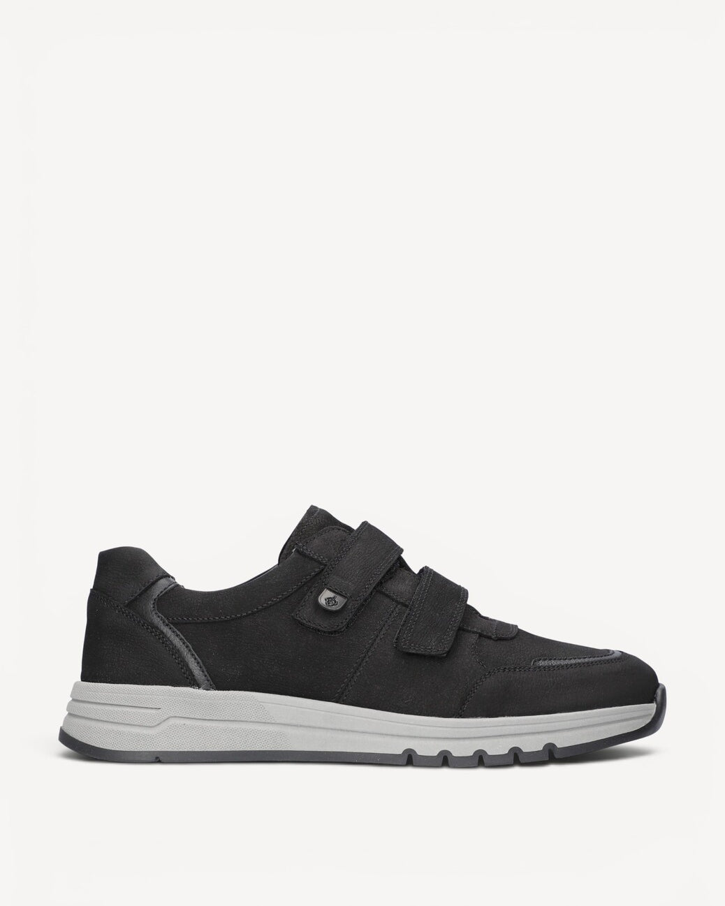 Heren veterschoenen-Zwart suède