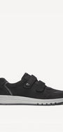 Heren veterschoenen-Zwart suède