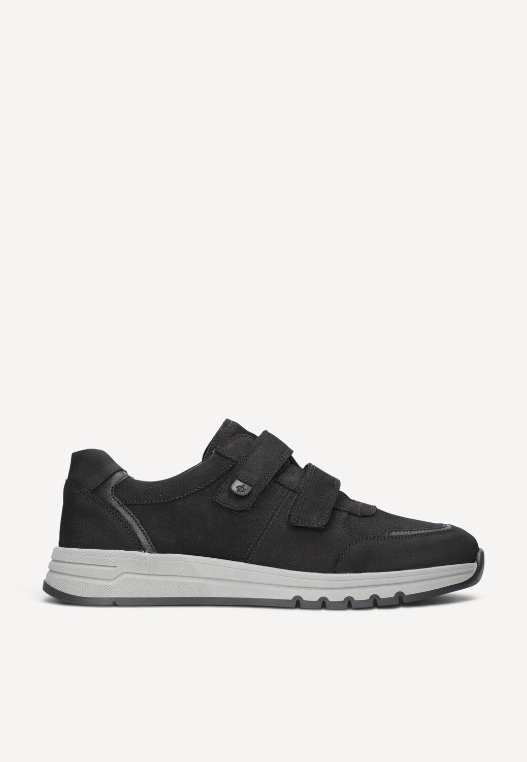 Heren veterschoenen-Zwart suède