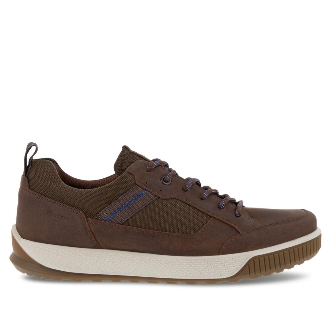 Heren veterschoenen-Bruin suède