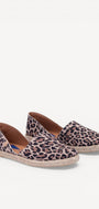 DAMES INSTAPSCHOENEN-Bruin combi kleur